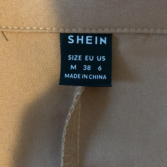 Shein Sized M Women’s Tan Blazer - Picture 2 of 3